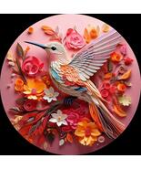 3D Hummingbird Coaster Clip Art 100 PNG Digital Download Bundle VOL 6 - $2.99