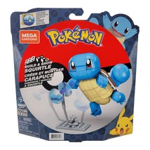 Mega Construx Nintendo Pokemon Squirtle Wonder Builders Toy 199 Pieces B... - £22.34 GBP