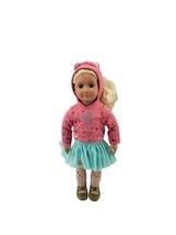 Our Generation Battat 18&quot; Doll Green Eyes Blonde w Outfit and Shoes - £18.96 GBP