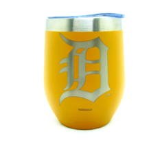 Detroit Tigers MLB Stainless Steel Stemless Wine Glass Tumbler 16 oz Canyon - $26.73