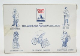 VINTAGE 1994 Liberty Falls Pewter Collection Set of 10 Figurines AH47 + AH48 - £23.52 GBP