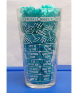 Vintage Federal Cocktail Drink Recipe Drink Mixer Shaker Bar Glass Retro - $12.90