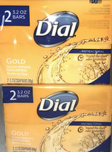 Same Business Day Shipping Dial Gold Antibacterial Deodorant Soap 2 ea 2ct Pkgs - £14.88 GBP