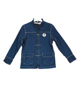 Disney Women&#39;s S Navy Blue Mickey Mouse Full-Zip &amp; Toggle Utility Jacket... - $47.63 CAD