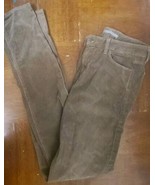 Vince Brown Beige Corduroy Flat Front Straight Leg Chinos Pants Size 28 ... - €18,50 EUR