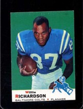 1969 Topps #5 Willie Richardson Vg Colts *X60183 - £1.37 GBP