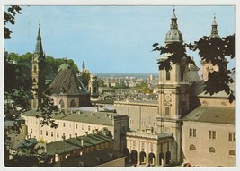 Salzburg Cathedral Salzburg Austria Vintage Postcard Posted 1970 Pitter Hotel - £2.67 GBP