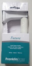 Futura Toilet Paper Holder in White Finish Franklin Brass D2408W - £11.08 GBP