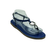 MARC FISHER Womens Shoes Blue Size 8M Synthetic Thongs Flats - £10.65 GBP