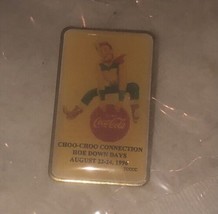 Coca-Cola Choo-Choo Connection Hoe Down Days August 1996 Pin Back  - £10.91 GBP