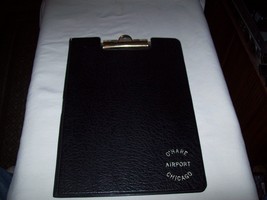 Vintage Ohare O&#39;Hare Airport Chicago Clipboard / Binder - £9.37 GBP