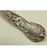 Vintage Pesa Mexico 925 Sterling Silver Tea Spoon monogram floral patter... - $64.35