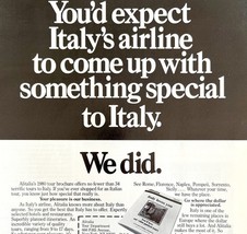 Alitalia Italy 1979 Advertisement Touring Travel Vintage Tourism DWKK6 - $370.63 MXN