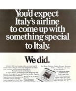 Alitalia Italy 1979 Advertisement Touring Travel Vintage Tourism DWKK6 - $368.38 MXN