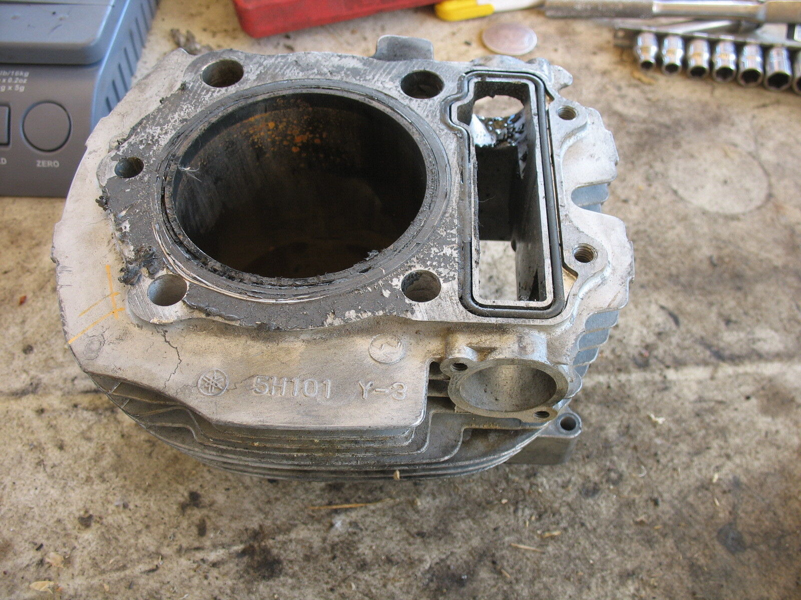 FRONT CYLINDER JUG BARREL 1983 83 YAMAHA XV920 VIRAGO - $23.06