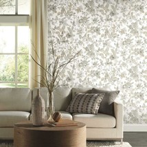 Neutral Watercolor Floral Peel And Stick Wallpaper From Roommates. - £25.51 GBP