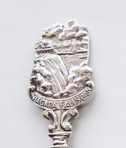 Collector souvenir spoon canada ontario niagara falls embossed emblem  1  thumb200