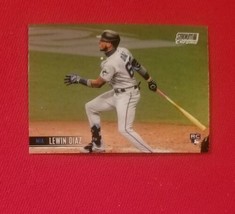 2021 Topps Stadium Club Chrome Lewin Diaz Rookie Rc #188 Free Shipping - $1.82