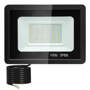 PIR Motion Sensor LED Floodlight With 1.5M Wire 220V IP66 Spotlight 30W ... - £138.17 GBP