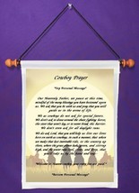 Cowboy Prayer - Personalized Wall Hanging (880-1) - £14.84 GBP