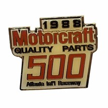 1988 Motorcraft 500 Atlanta Raceway NASCAR Race Racing Enamel Lapel Hat Pin - £6.28 GBP