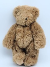 Vermont Teddy Bear Plush 11&quot; Stuffed Animal Jointed Brown Tan Fur  CLEAN  - £13.09 GBP