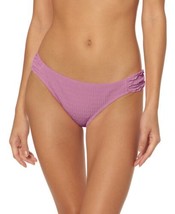 Jessica Simpson Womens Smocked Hipster Bikini Bottoms X-Large Color Rose Dust - £43.29 GBP