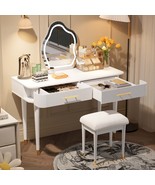 Modern Vanity Set: 40&quot; Touchscreen Mirror &amp; Stool - $305.28 CAD