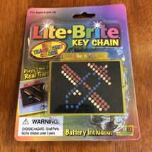 Vintage Fun 4 All Hasbro LITE BRITE KEYCHAIN Sealed 2001 Yellow C2 - $11.76