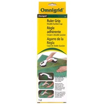 Dritz Omnigrid Double Suction Cup Ruler Grip, White - £22.37 GBP