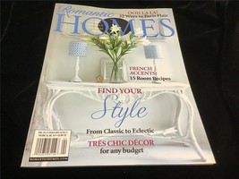 Romantic Homes Magazine April 2013 French Accents: 15 Room Recipes - £9.45 GBP
