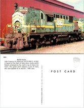 Train Railroad ALCO-haulic Lake Superior &amp; Ishpeming ALCO RSD12 #1852 Postcard - £6.64 GBP