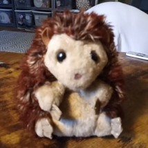 Folkmanis Puppet Hedgehog Hand Puppet Reversible Plush Stuffed Animal Toy 7&quot; - £7.47 GBP