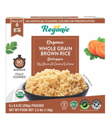 Reganic Organic Whole Grain Brown Rice Microwaveable Heat &amp; Eat Rice - $17.49