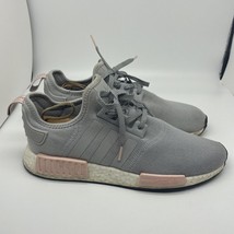 WOMEN 2017 ADIDAS NMD R1 W CLEAR ONIX GREY VAPOUR PINK OFF WHITE BY3058 11 - £55.21 GBP