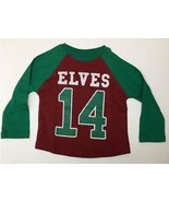 NEW Falls Creek Kids Shirt 18 Months BABY Elves Green Red Long Sleeve - £7.71 GBP