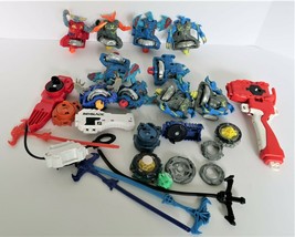 Beyblade Collection Lot Launchers Ripcords Accessories Metal Figurines - £104.23 GBP