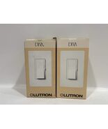 2 PK Lutron DVSTV‑WH 0‑10 V Diva Preset Dimmer 8 A 120‑277 V White - $1,585.22 MXN