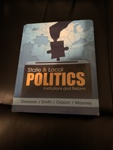 State and Local Politics : Institutions and Reform, Hardcover by Donovan, Tod... - £47.79 GBP