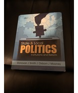 State and Local Politics : Institutions and Reform, Hardcover by Donovan... - £48.70 GBP