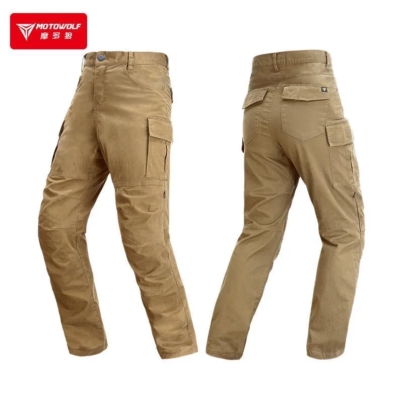 Motowolf Motorcycle Riding Pants Windproof And Anti Fall Pants With CE - $125.57