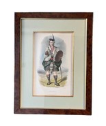 Antique Scottish Highland Clan Clanraland Lithograph Print William Bosle... - $140.25