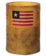 American Flag  pillar Candle - Battery Operated - €18,86 EUR