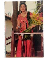 Bollywood Actor Dancer Madhuri Dixit Nene Rare Old Post card Postcard - £15.73 GBP