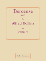 Berceuse in E by Alfred Hollins - £10.37 GBP