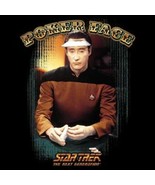 Star Trek: The Next Generation Data Poker Face Adult T-Shirt Size 3X NEW UNWORN - $22.24