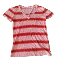 Women&#39;s Size Large Striped Victoria&#39;s Secret T-shirt - $1.97