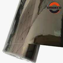10/20/30/40/50*152CM High Stretchable Orange Chrome Air Bubble Free Mirror Vinyl - £74.73 GBP