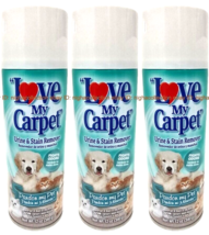 3x Love My Carpet Urine &amp; Stain Remover Odor Eliminates PardonMyPet 12 o... - $545.56 MXN