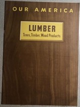LUMBER PRODUCTS stamp album and workbook from the Coca Cola Company (circa 1942) - £11.72 GBP